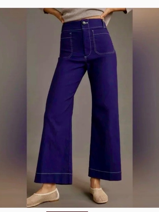 NWOT Anthropologie The Colette Maeve Pants~ - Picture 2 of 9